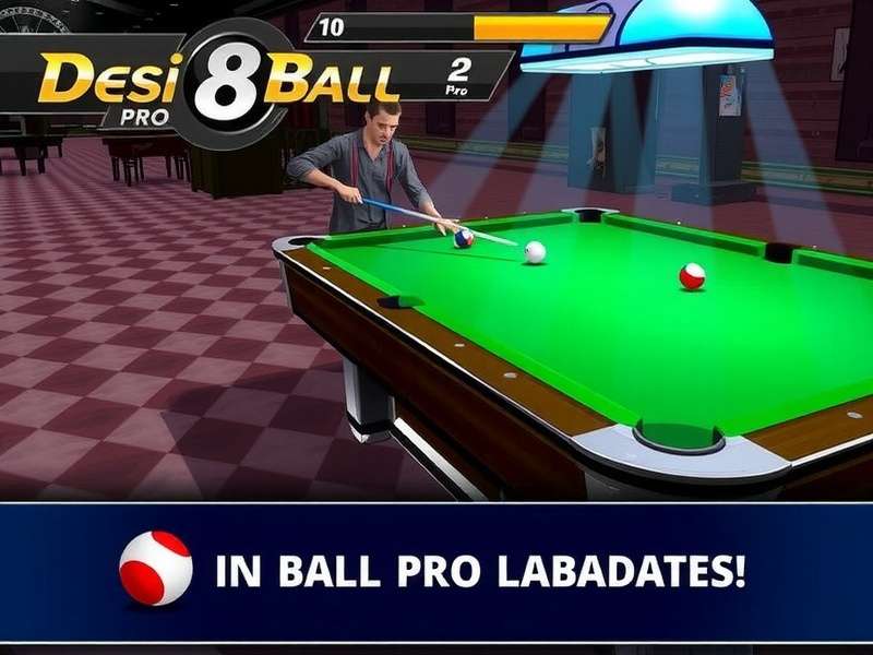 Desi 8 Ball Pro Main Game Screen Desi 8 Ball Pro Gameplay Screenshot