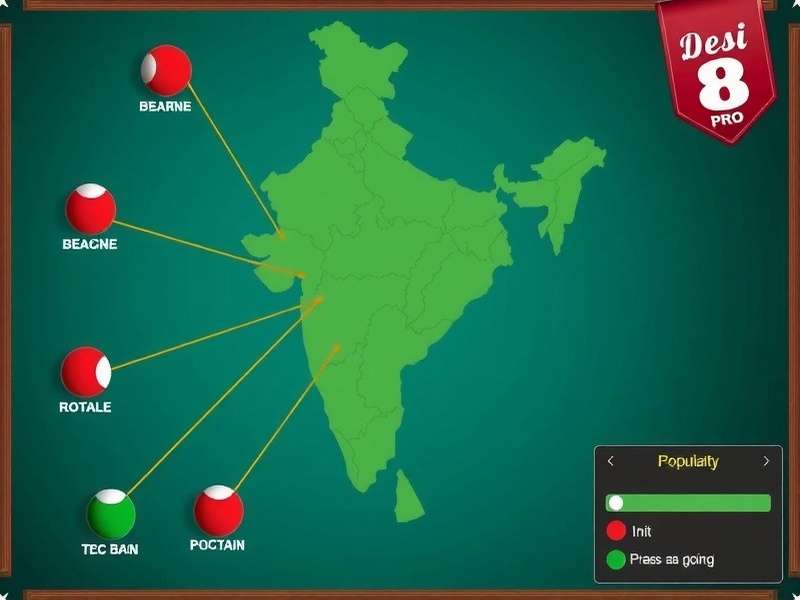 Regional Popularity of Desi 8 Ball Pro in India Desi 8 Ball Pro India Popularity Map